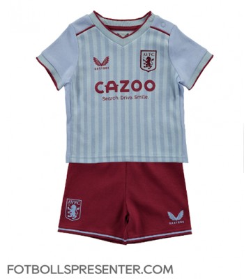 Aston Villa Bortatröja Barn 2022-23 Kortärmad (+ korta byxor)